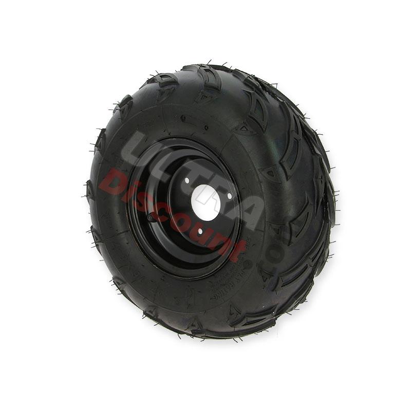 Roue gauche 16x8-7 complète pour mini quad, Pièces Quad 110cc - 125cc