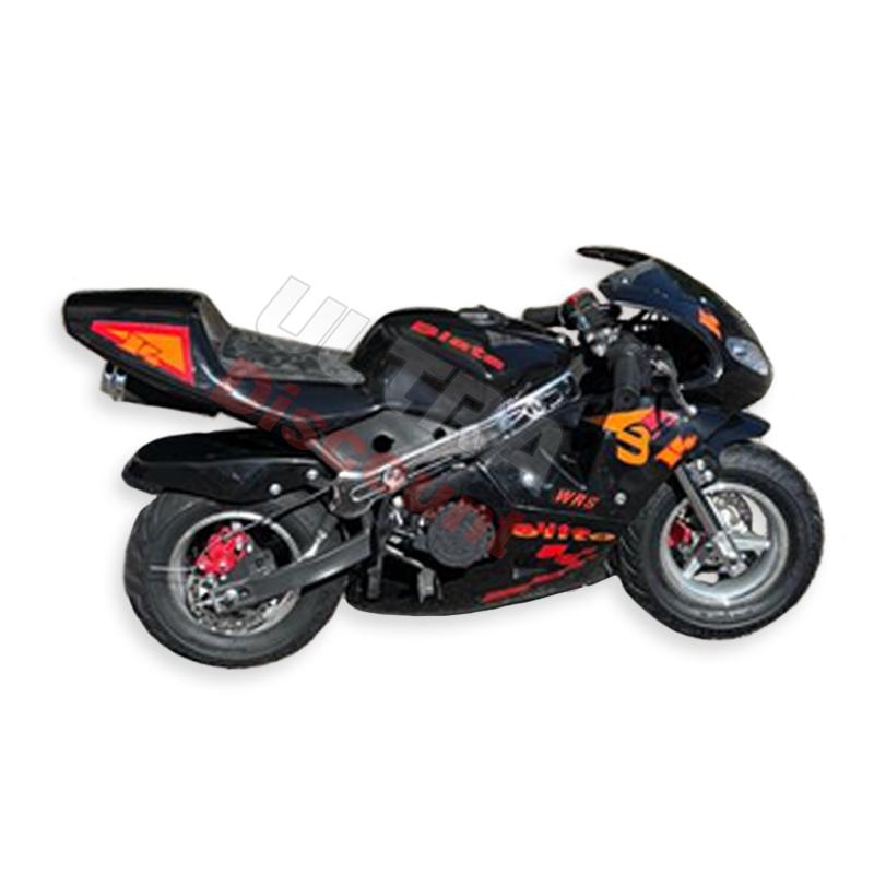Pocket Bike 49cc noir avec optique avant, Pièces Pocket Bike Pocket Bike 49cc noir avec optique avant, Pièces Pocket Bike