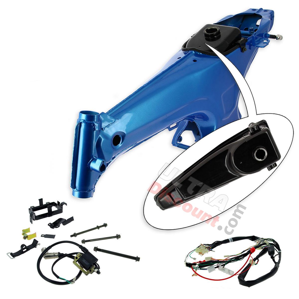 Kit de Transformation de Cadre 2,4L en 5,5L pour Dax (BLEU), Pièces Dax Skymax