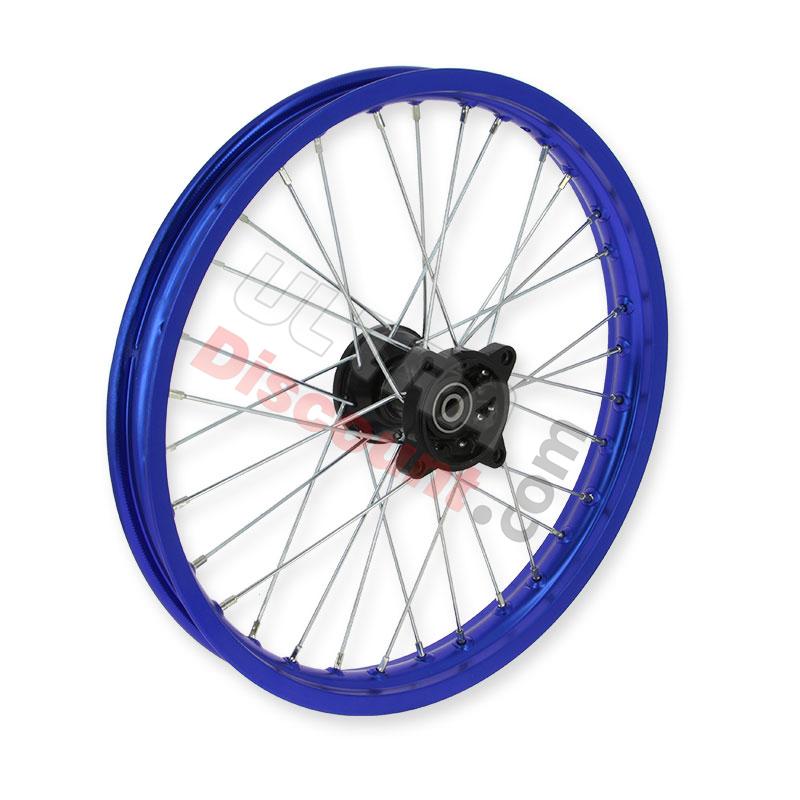 Jante avant 17'' Bleu pour dirt bike AGB30, Pieces Dirt Bike