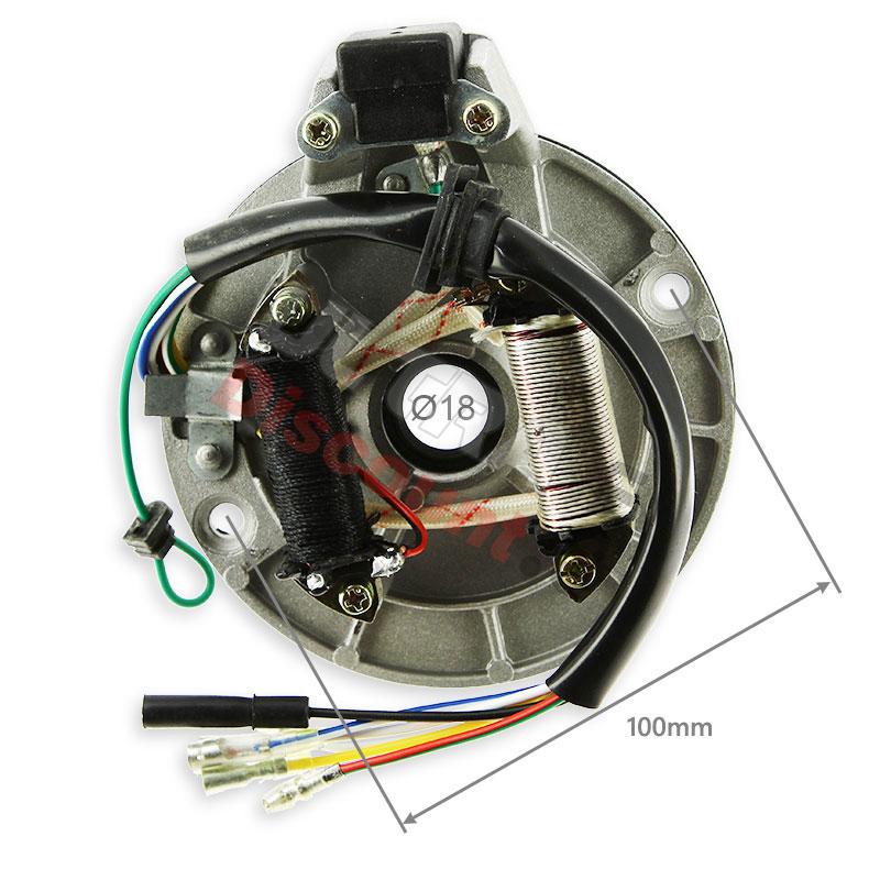 Allumage dirt bike d'origine 50 à 125cc type 3, Pieces Dirt Bike