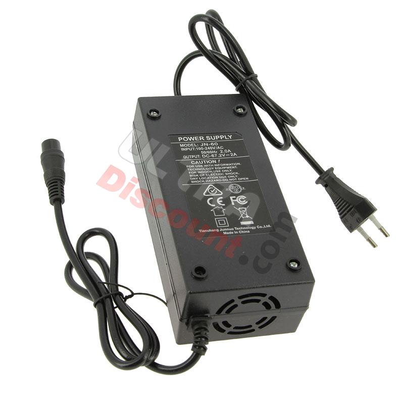 CHARGEUR 67.2V 2A Fiche XLR model pour Citycoco 1300W, Pièces Citycoco