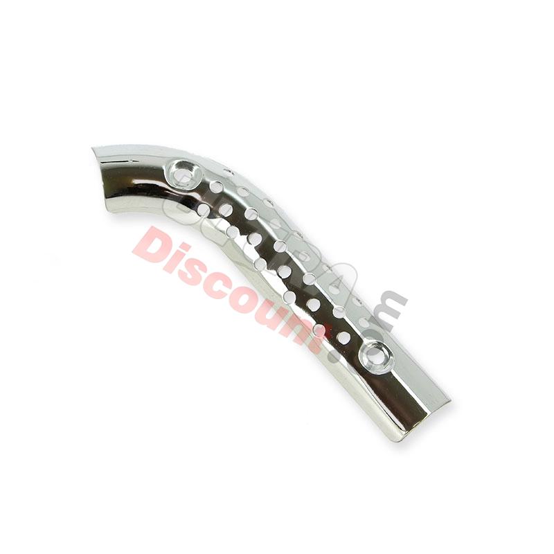 Tole d'échappement chromé pour Skyteam Dax, Pièces Dax Skymax Tole d'échappement chromé pour Skyteam Dax, Pièces Dax Skymax