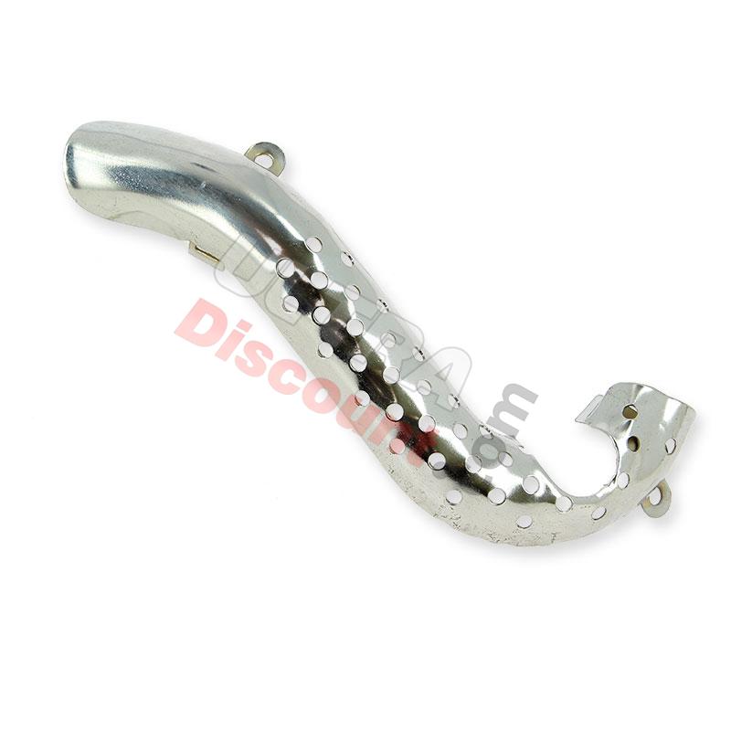 Tole d'échappement chromé pour Skyteam Dax, Pièces Dax Skymax Tole d'échappement chromé pour Skyteam Dax, Pièces Dax Skymax