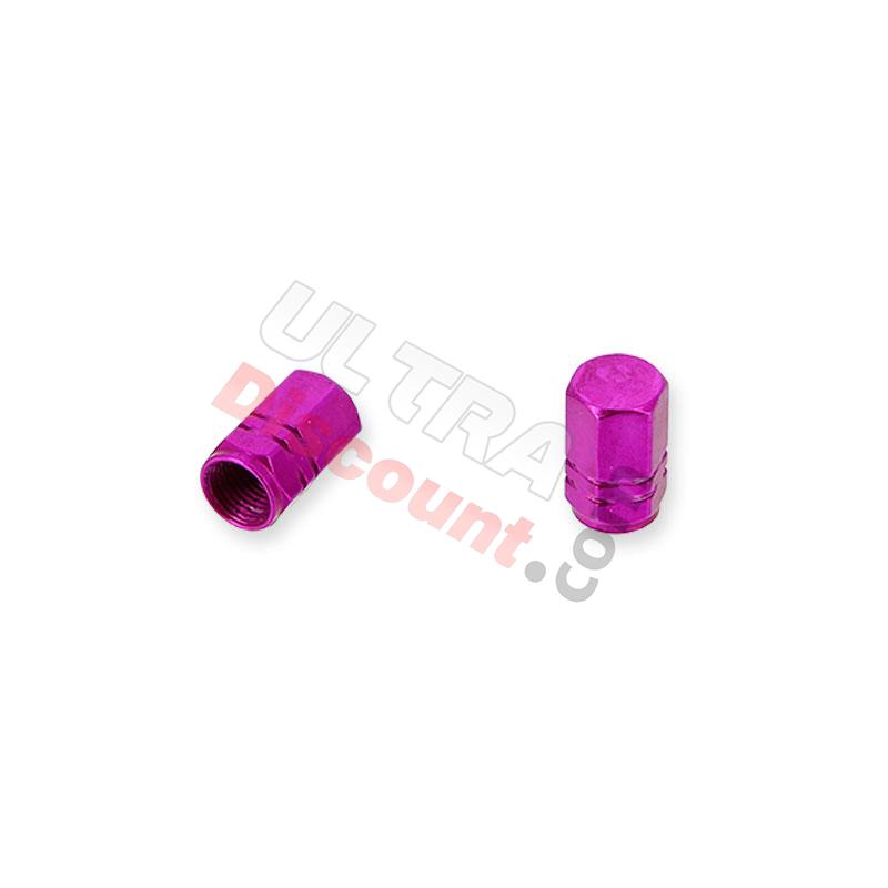 Paire de Bouchons de Valves violet, Pièces Quad 110cc - 125cc Paire de Bouchons de Valves violet, Pièces Quad 110cc - 125cc