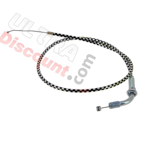 Câble d'Accélérateur Noir-Alu pour Pocket Polini 911 - GP3 (64cm-74cm - Type A), Pièces Polini 911 GP3