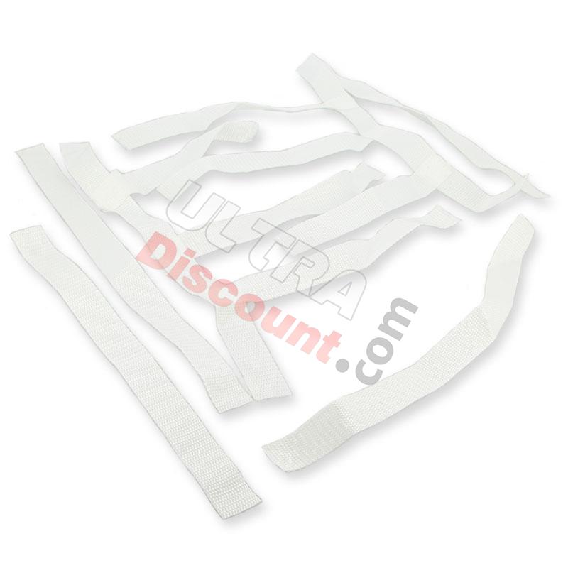 Paire de Filets de Marche Pieds blancs pour Bashan BS250AS-43, Bashan 250cc BS250AS-43 Paire de Filets de Marche Pieds blancs pour Bashan BS250AS-43, Bashan 250cc BS250AS-43