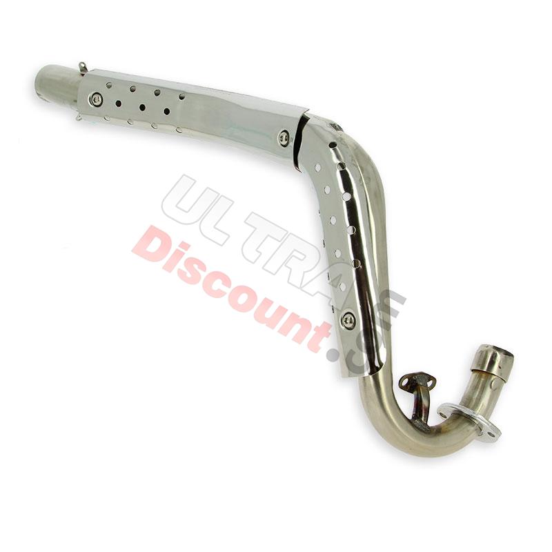 Tube d'échappement chromé Skyteam Dax 125cc, Pièces Dax Skymax Tube d'échappement chromé Skyteam Dax 125cc, Pièces Dax Skymax