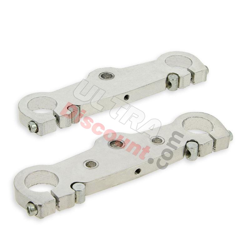 Paire de Té de Fourche pour Pocket SuperMotard (145mm), Pièces Pocket Supermotard Paire de Té de Fourche pour Pocket SuperMotard (145mm), Pièces Pocket Supermotard