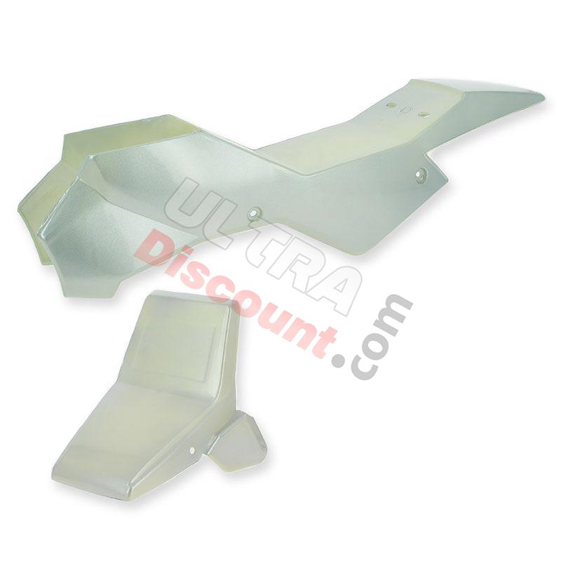 Carénage gris métal pour Pocket Quad Type1, Pieces pocket quad Carénage gris métal pour Pocket Quad Type1, Pieces pocket quad