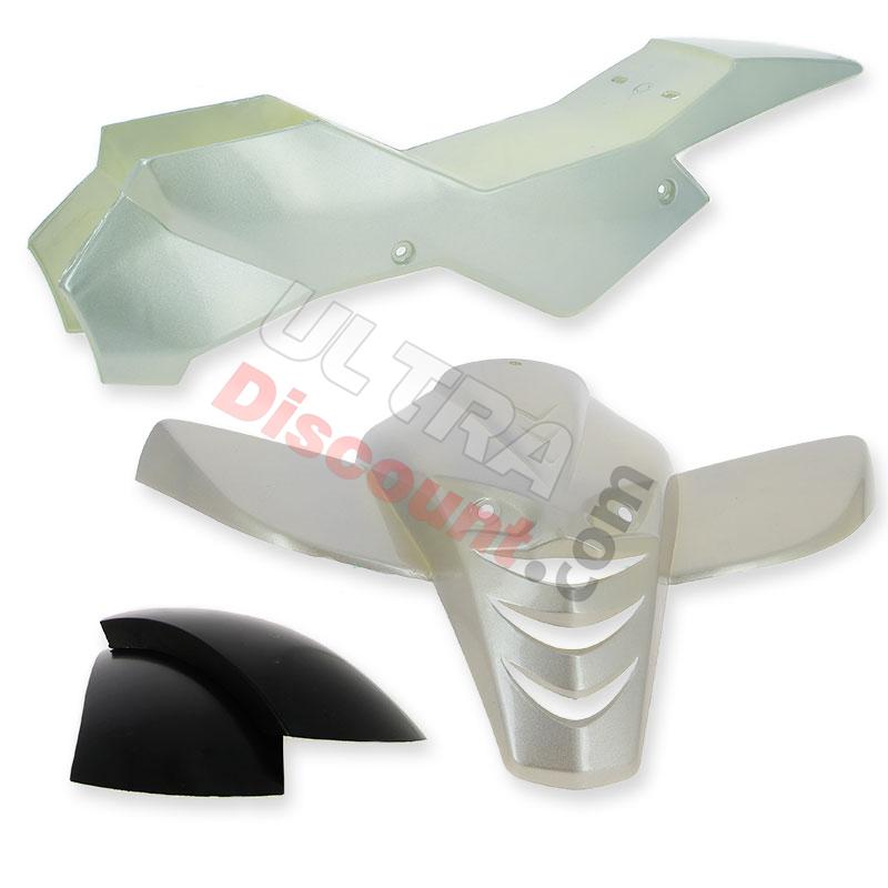 Carénage gris métal pour Pocket Quad Type2, Pieces pocket quad