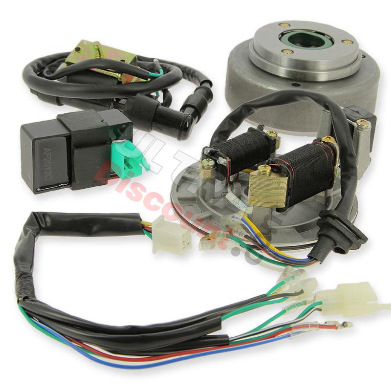 Allumage complet pour dirt bike 110cc 125cc demarrage par kick, Pieces Dirt Bike