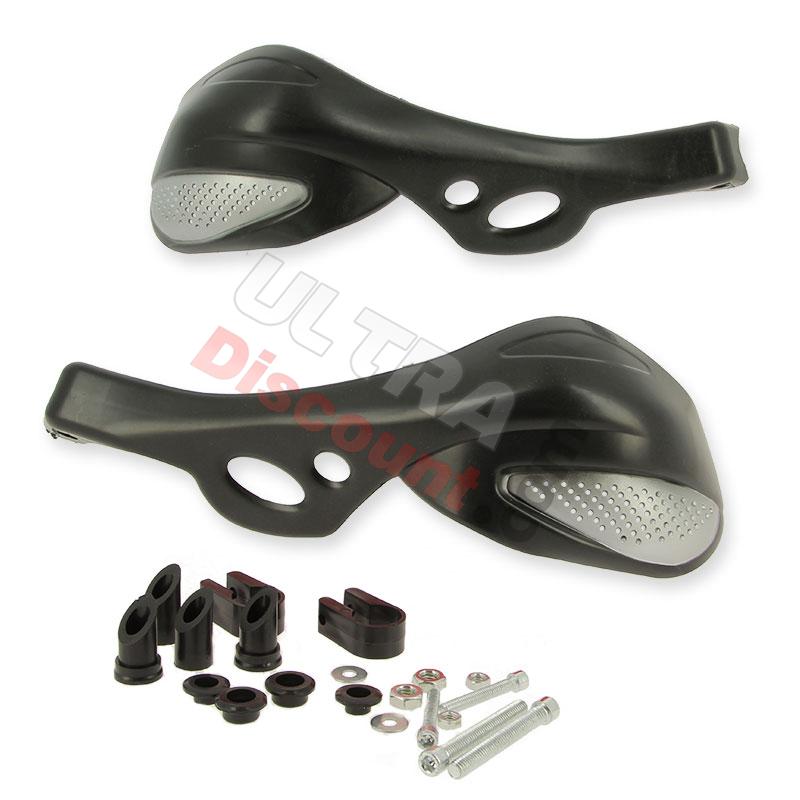 Protection de main Noire-Gris pour Bashan 250cc BS250S11, Bashan 250cc BS250S11 Protection de main Noire-Gris pour Bashan 250cc BS250S11, Bashan 250cc BS250S11