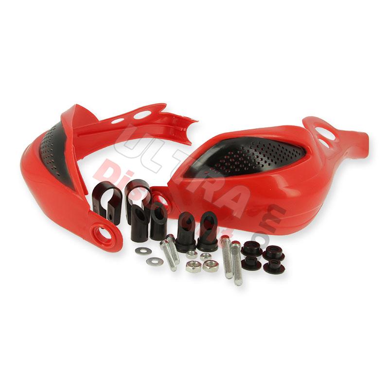 Protection de main Rouge et noir pour Bashan 250cc BS250S11, Bashan 250cc BS250S11 Protection de main Rouge et noir pour Bashan 250cc BS250S11, Bashan 250cc BS250S11
