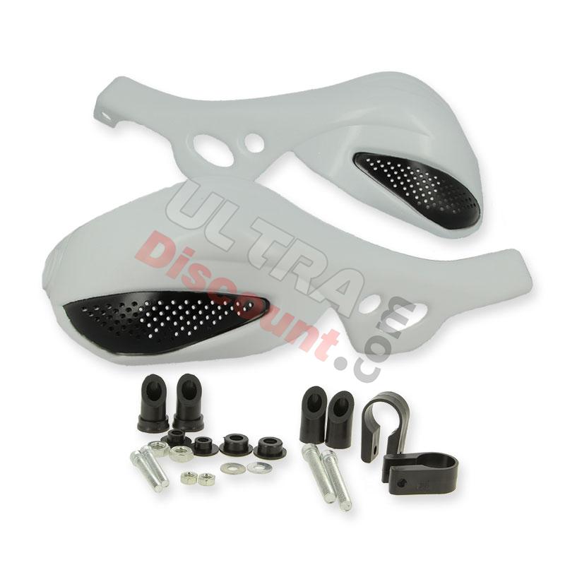 Protection de main Blanc noir pour Shineray 250 STXE, Pièces Shineray 250 STXE Protection de main Blanc noir pour Shineray 250 STXE, Pièces Shineray 250 STXE