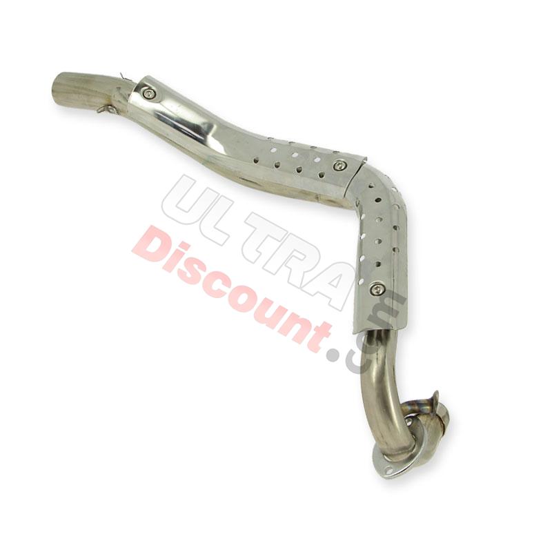 Tube d'échappement chromé Skyteam Skymax 50cc, Pièces Dax Skymax Tube d'échappement chromé Skyteam Skymax 50cc, Pièces Dax Skymax