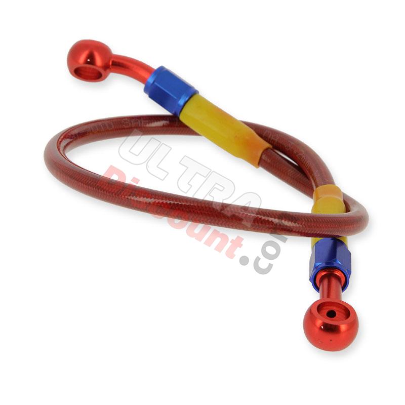flexible de frein 50cm (Rouge), Pieces Dirt Bike