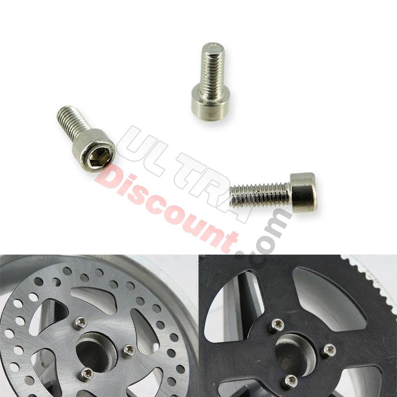 Vis de fixation disque et couronne pour Pocket Supermotard, Pièces pocket réplique R1 Vis de fixation disque et couronne pour Pocket Supermotard, Pièces pocket réplique R1