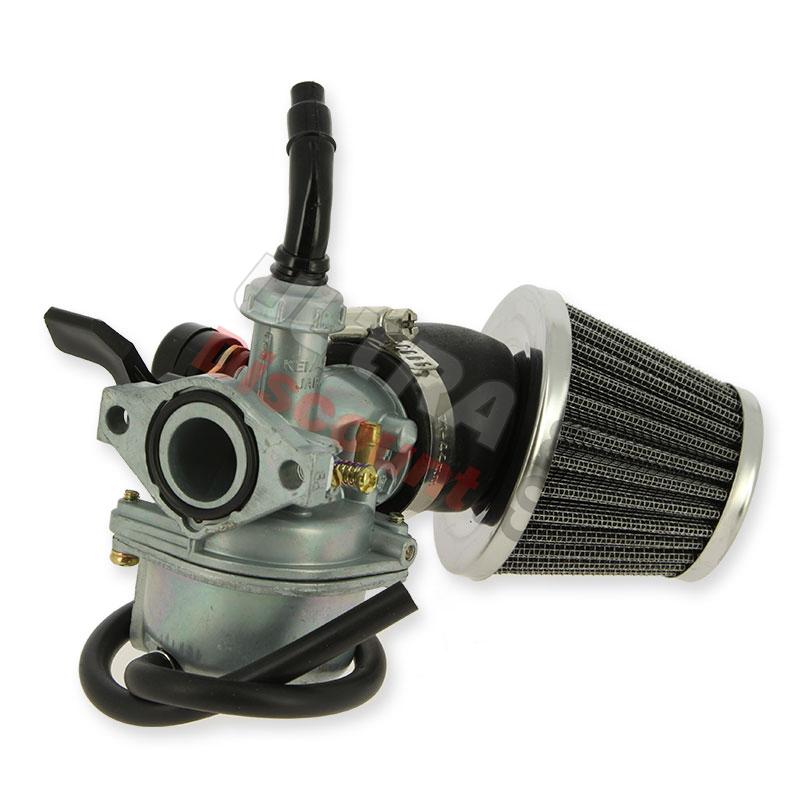 Kit Carburation 19mm filtre coudé pour Dax Skymax Skyteam, Pièces Dax Skymax