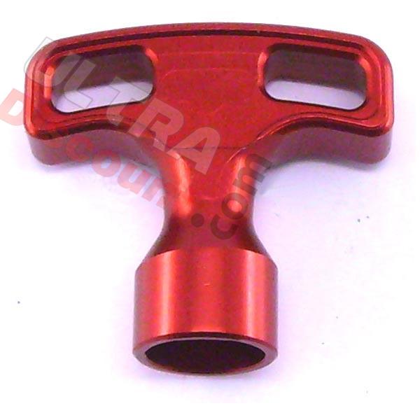 Poignée lanceur de couleur ROUGE, Pieces pocket quad