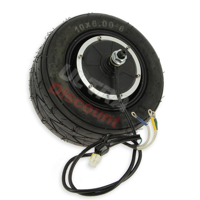 Roue Arrière complète pour Mini Citycoco 1000w 10x6.00-6, Pièces Mini Citycoco Roue Arrière complète pour Mini Citycoco 1000w 10x6.00-6, Pièces Mini Citycoco