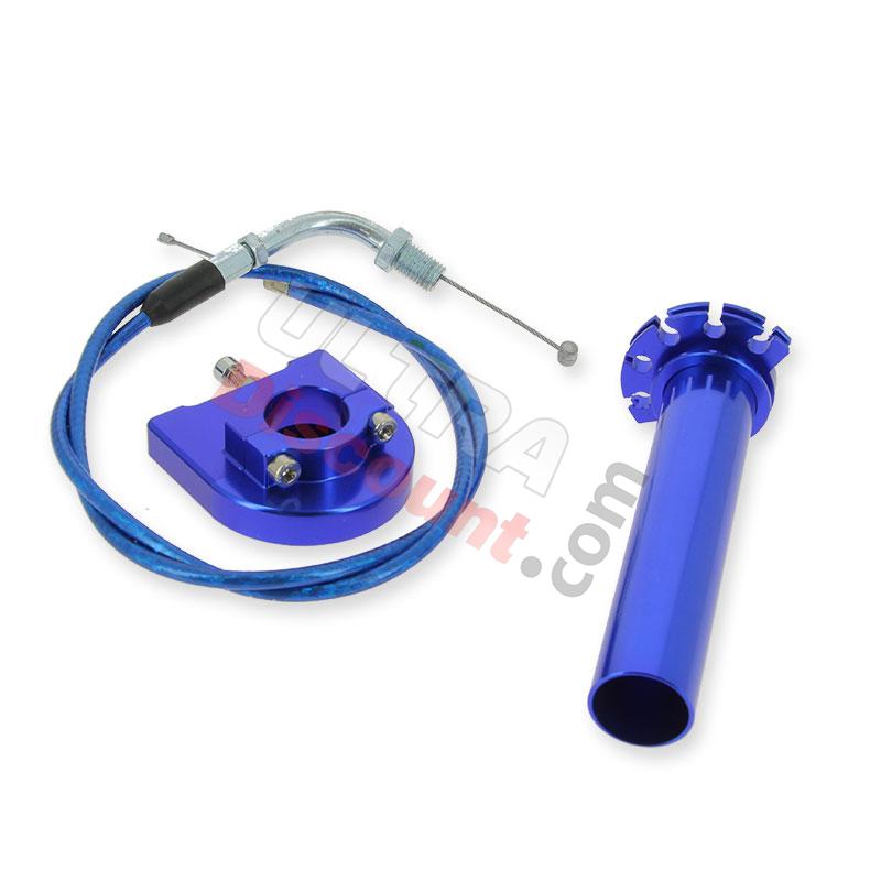 Tirage rapide de qualité Violet + Cable bleu, Pièces Racing pocket ZPF