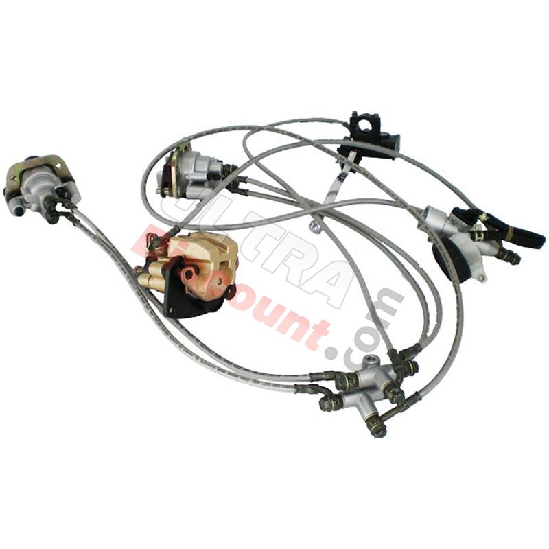 Kit freinage complet pour quad Bashan 300cc (BS300S-18), Bashan 300cc BS300S18 Kit freinage complet pour quad Bashan 300cc (BS300S-18), Bashan 300cc BS300S18
