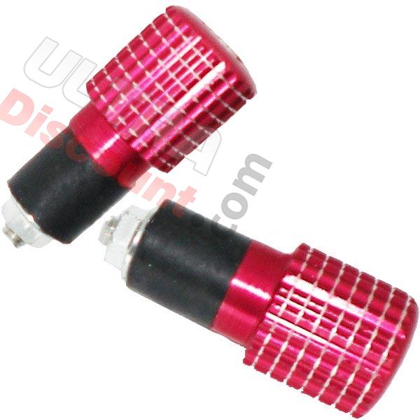 Embout de guidon Tuning Rouge (type6), Bashan 200cc BS200S7 Embout de guidon Tuning Rouge (type6), Bashan 200cc BS200S7