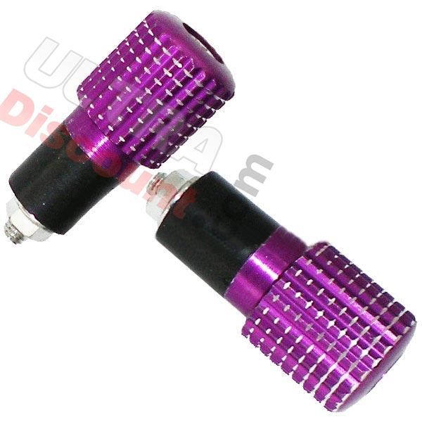 Embout de guidon Tuning violet (type6), Bashan 250cc BS250S11 Embout de guidon Tuning violet (type6), Bashan 250cc BS250S11