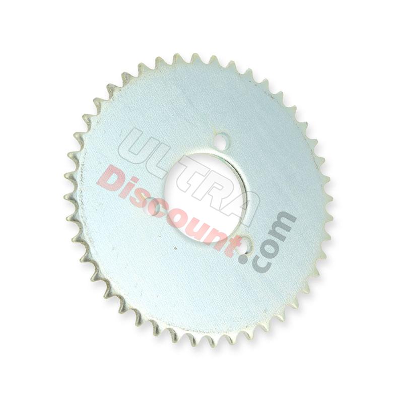 Couronne Renforcée 44 Dents 3 Trous pour Chaine TF8 de Pocket Bike (Type 3), Pièces Pocket Cross