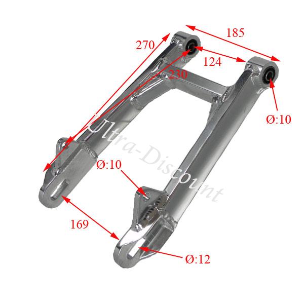 Bras oscillant Aluminium Tuning pour Monkey - Gorilla (+4cm), Pièces Skymini Monkey - Gorilla Bras oscillant Aluminium Tuning pour Monkey - Gorilla (+4cm), Pièces Skymini Monkey - Gorilla