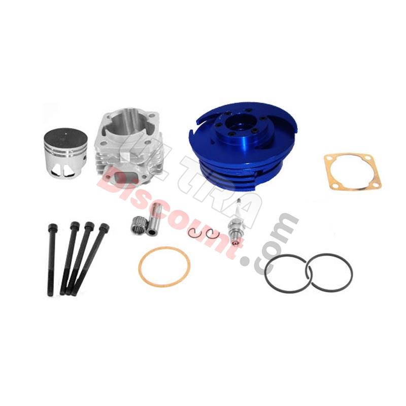 Kit 53cc 4 transferts axe 10mm Bleu (Type C), Pieces pocket quad