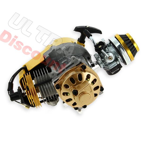 Moteur Complet Or UD-Racing 53cc pour Pocket Cross, Pièces Pocket Cross