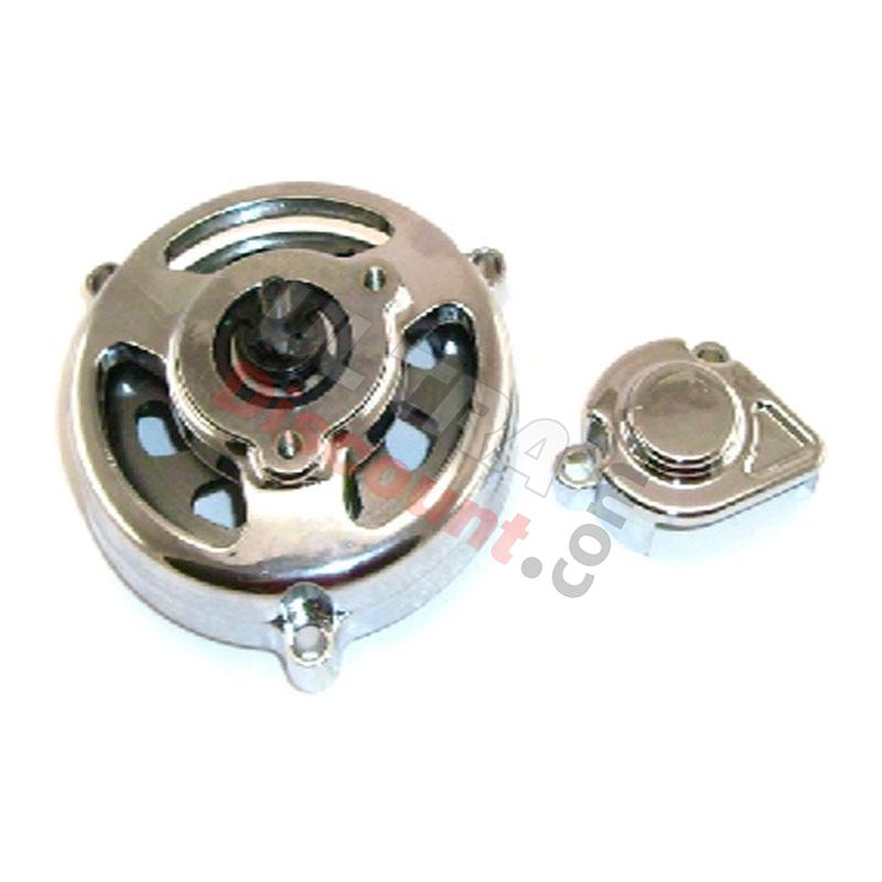 Cloche d'embrayage MTA4 haute qualité + pignon 6 dts + capot, Pièces Pocket Blata MT4 Cloche d'embrayage MTA4 haute qualité + pignon 6 dts + capot, Pièces Pocket Blata MT4