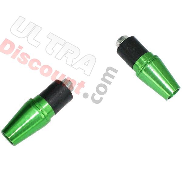 Embout de guidon Tuning Vert (type5), Piece Baotian BT49QT-9 Embout de guidon Tuning Vert (type5), Piece Baotian BT49QT-9