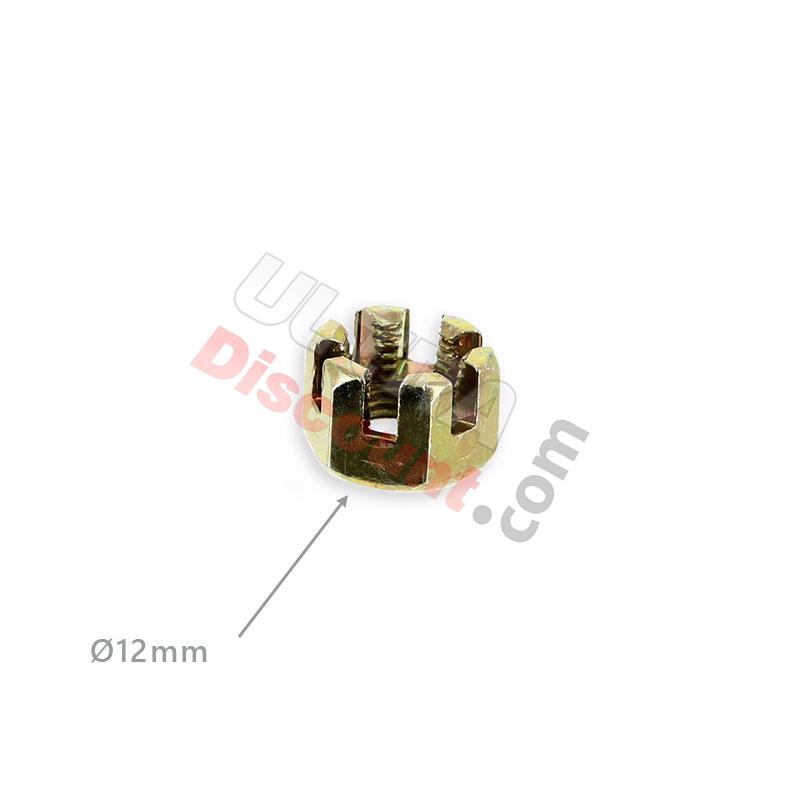 Ecrou Ø12 pour rotule de bras de suspension Bashan 200cc, Bashan 200cc BS200S3