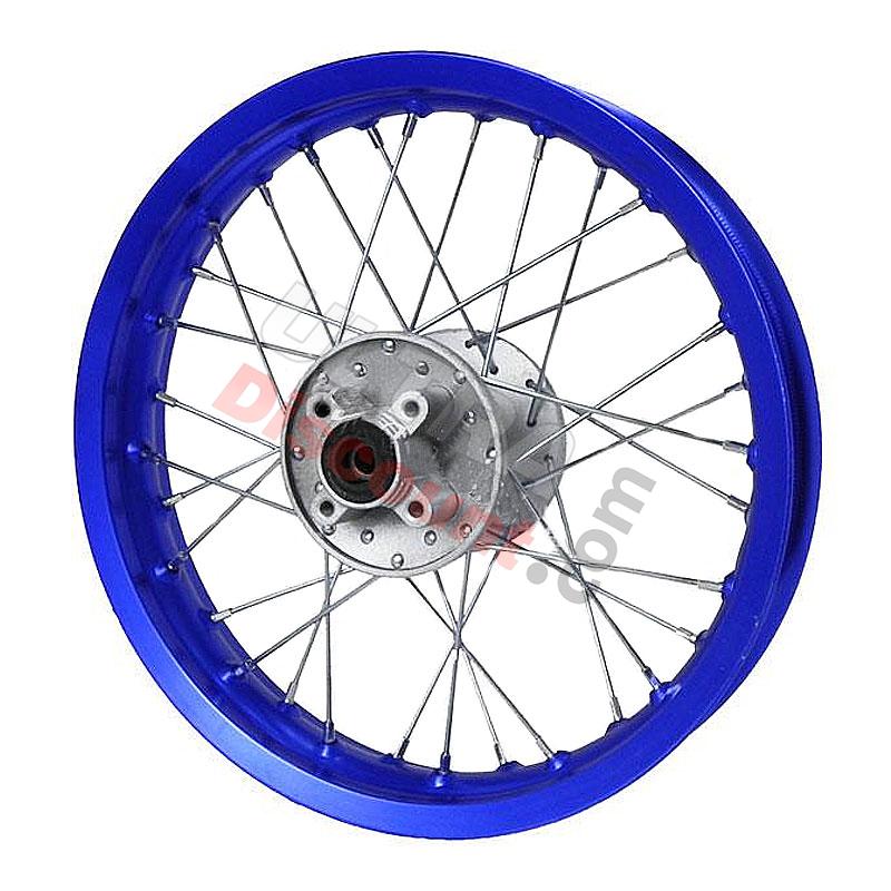 Jante arrière 12'' Bleu pour dirt bike (Type 1), Pieces Dirt Bike Jante arrière 12'' Bleu pour dirt bike (Type 1), Pieces Dirt Bike