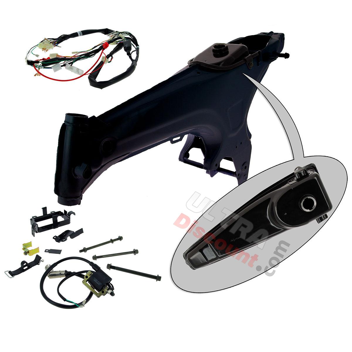 Kit de Transformation de Cadre 2,4L en 5,5L pour Dax (Noir), Pièces Dax Skymax