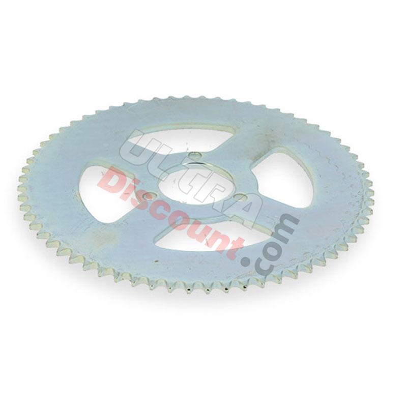 Couronne renforcée 64 dts pour GROSSE CHAINE 3T (TF8) (type 3), Pièces Pocket Bike