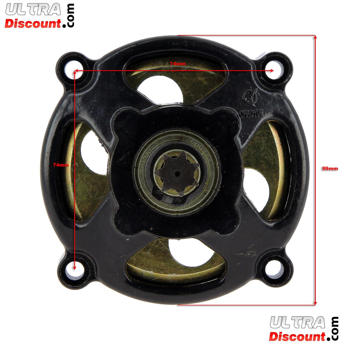 Cloche d'Embrayage avec Pignon 7 Dents Petit Pas pour Pocket ZPF, Pièces Racing pocket ZPF Cloche d'Embrayage avec Pignon 7 Dents Petit Pas pour Pocket ZPF, Pièces Racing pocket ZPF