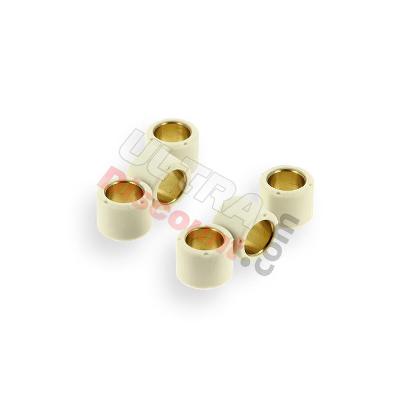 Lot de 6 Galets de variateur scooter Baotian 50cc 4 temps (7g), Pieces Baotian BT49QT-9