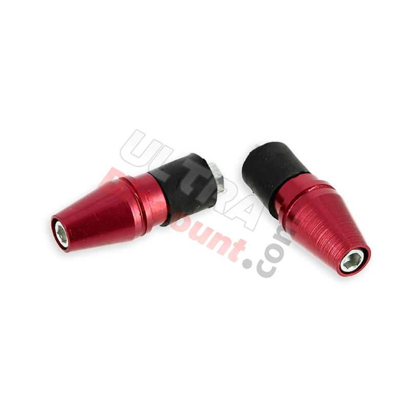 Embout de guidon Tuning Rouge (type5), Bashan 300cc BS300S18 Embout de guidon Tuning Rouge (type5), Bashan 300cc BS300S18