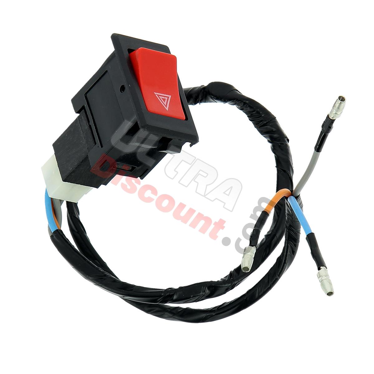 Interrupteur pour Warning sur Quad Bashan 200cc (BS200S-3A), Bashan 200cc BS200S3