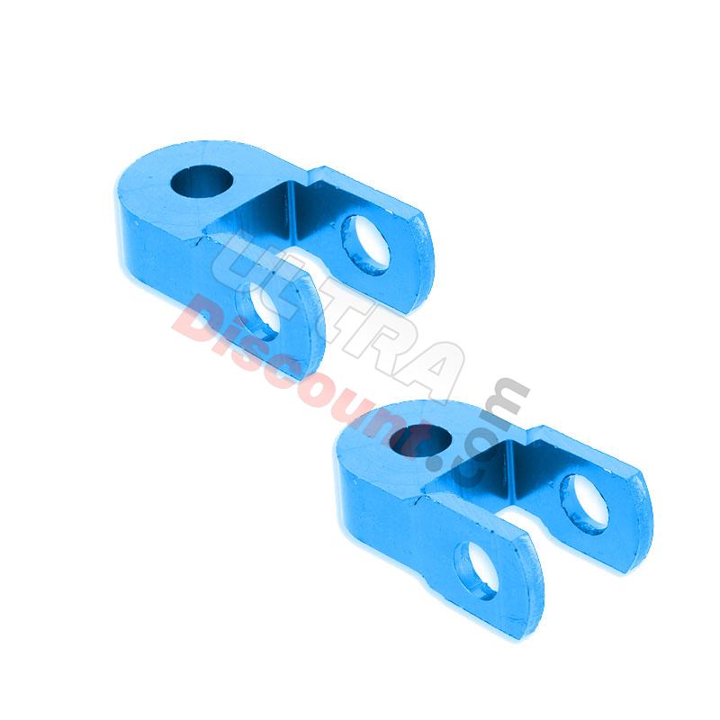 2 Réhausseurs 6cm de garde au sol pour dirt bike (Bleu), Pieces Dirt Bike