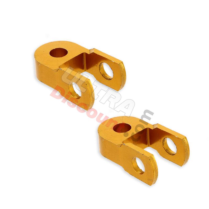 2 Réhausseurs garde au sol pour amortisseur dirt bike 3cm (OR), Pieces Dirt Bike