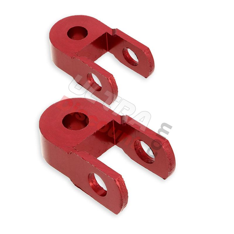 2 Réhausseurs garde au sol pour amortisseur dirt bike 3cm (Rouge), Pieces Dirt Bike