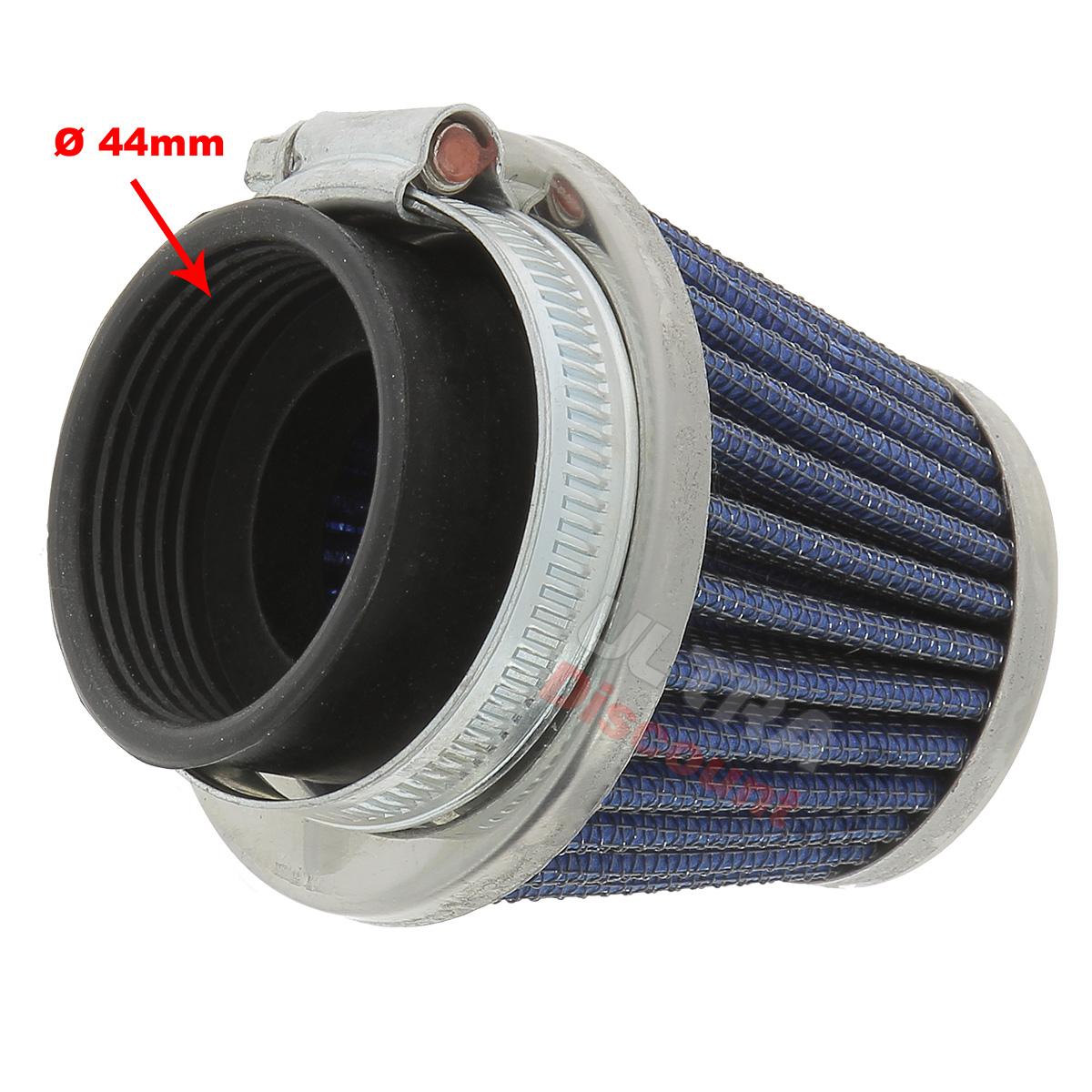 Filtre à Air Grand Cornet pour Dirt Bike Ø44mm (Bleu), Pieces Dirt Bike Filtre à Air Grand Cornet pour Dirt Bike Ø44mm (Bleu), Pieces Dirt Bike