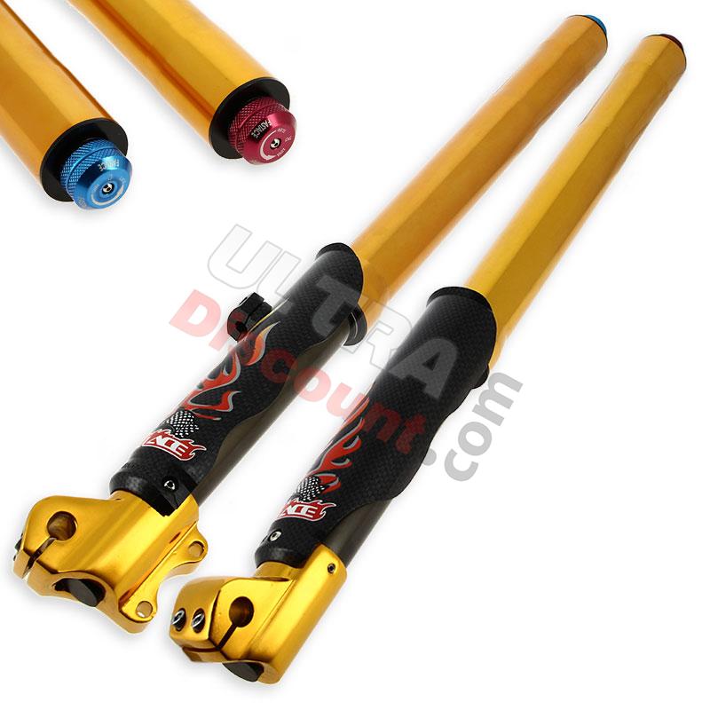 Bras de fourche FASTACE 600mm, axe 12mm - Or, Pieces Dirt Bike