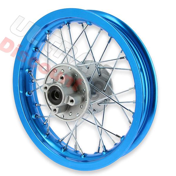 Jante arrière 12'' Bleu clair pour dirt bike (Type 1), Pieces Dirt Bike