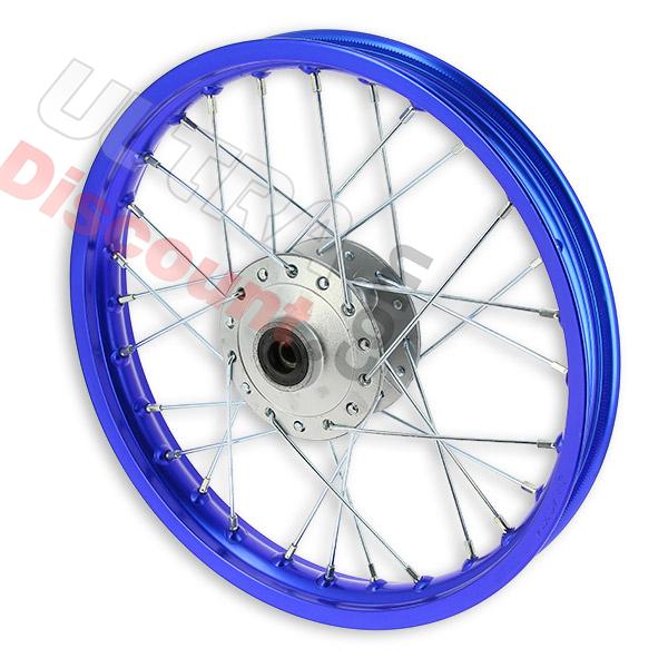 Jante avant 14'' Bleu foncé pour dirt bike AGB27 (type 1), Pieces Dirt Bike